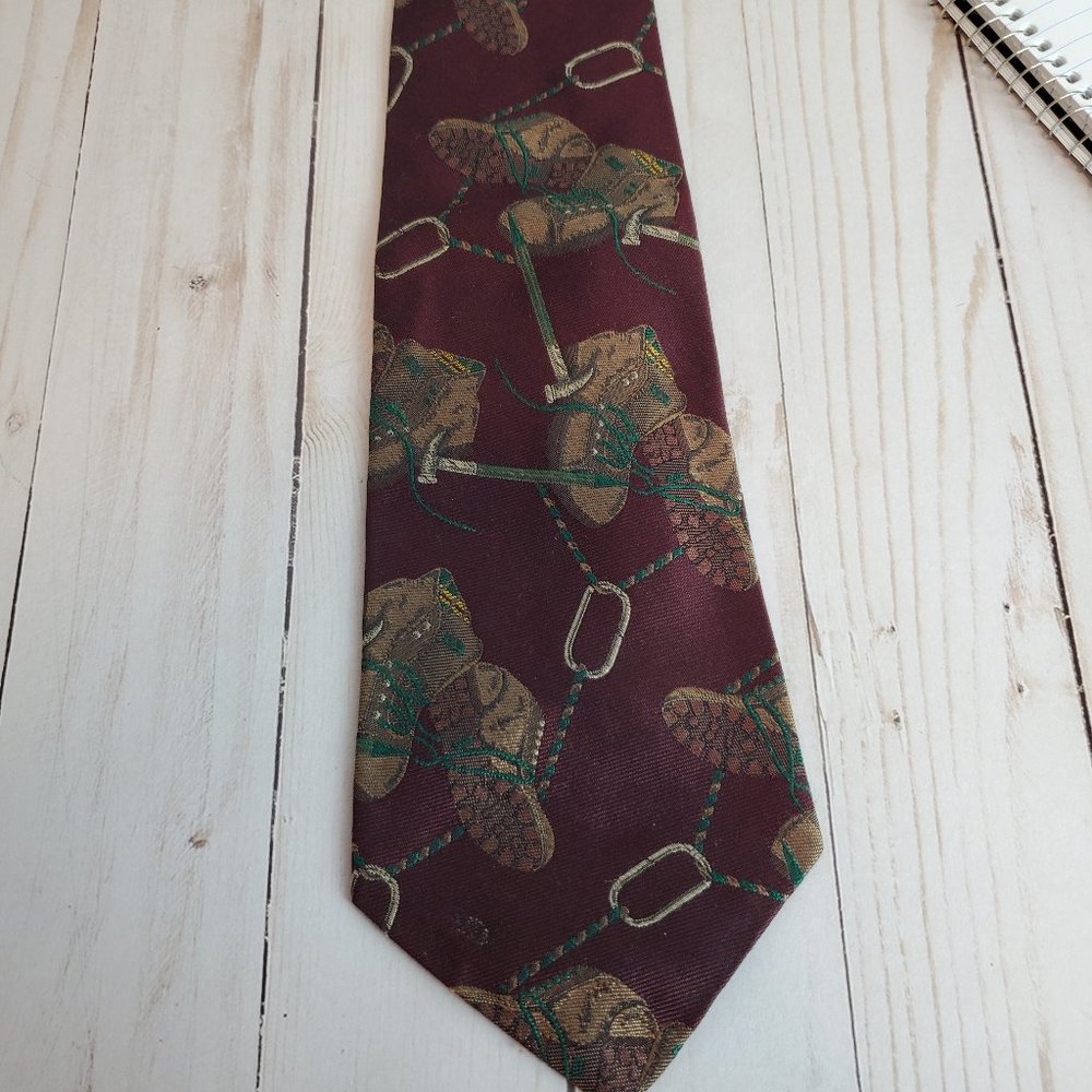 Vintage Ferrel Reed for Nordstrom Silk Necktie - Hiking & Climbing